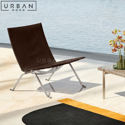 DHRU Modern Leather Leisure Chair