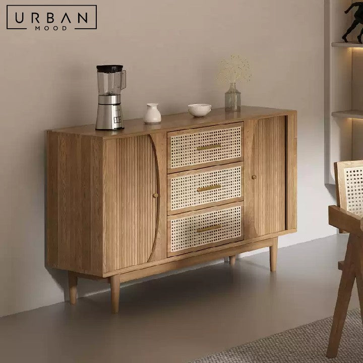 DIDIER Rustic Solid Wood Sideboard