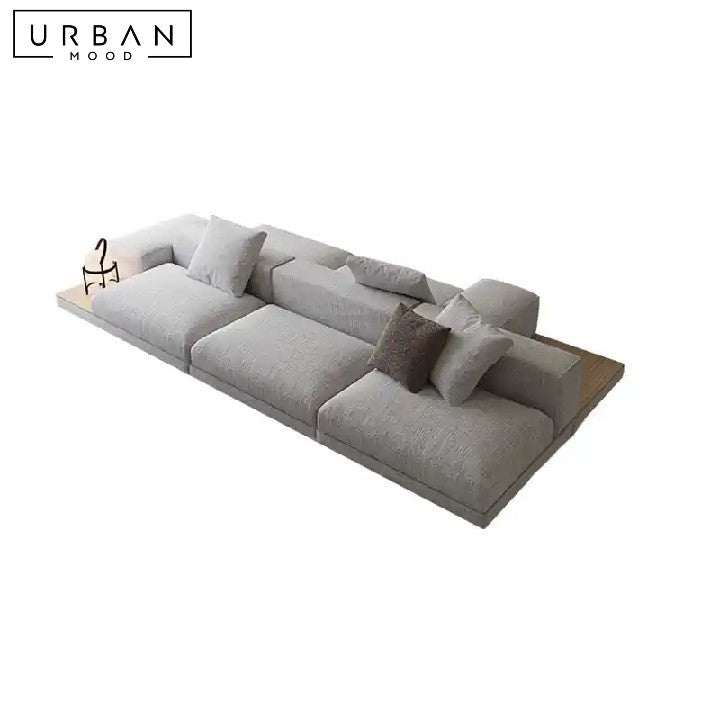 JANNA Minimalist Double-Sided Fabric Sofa