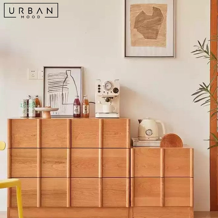 DILAN Modern Solid Wood Chest of Drawers