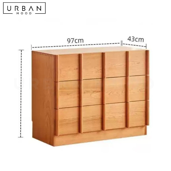 DILAN Modern Solid Wood Chest of Drawers