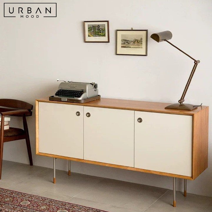 DISSE Scandinavian Solid Wood Sideboard