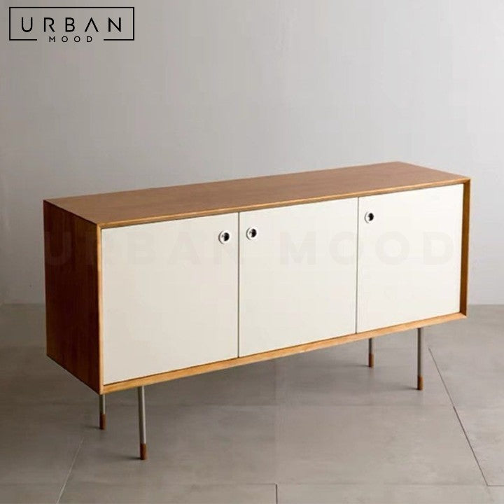 DISSE Scandinavian Solid Wood Sideboard