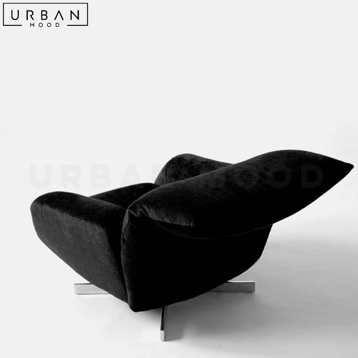 DICE Modern Leather Lounge Chair