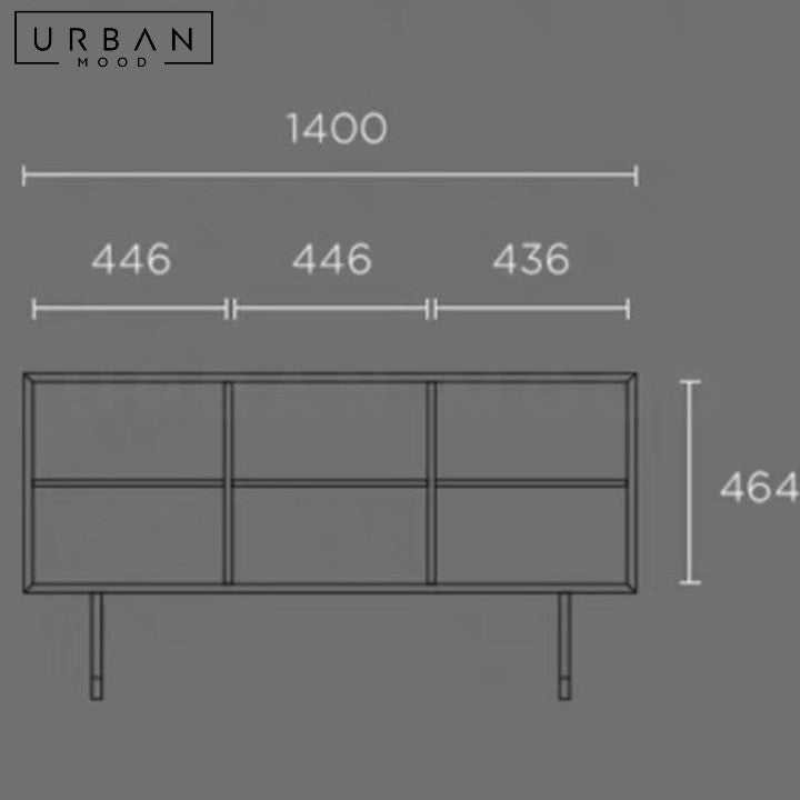 DISSE Scandinavian Solid Wood Sideboard