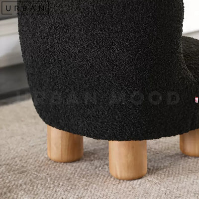 DOCHER Japandi Boucle Leisure Chair