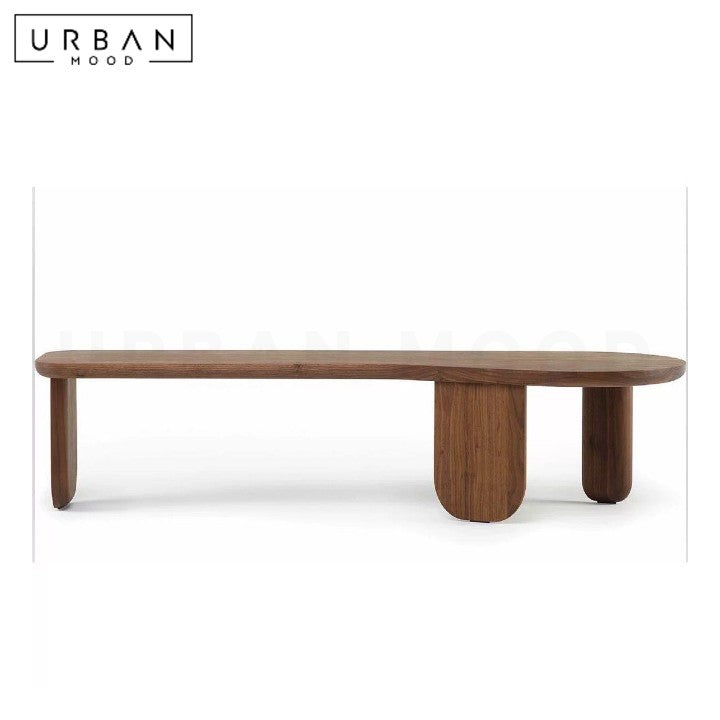DONIKA Modern Solid Wood Bench