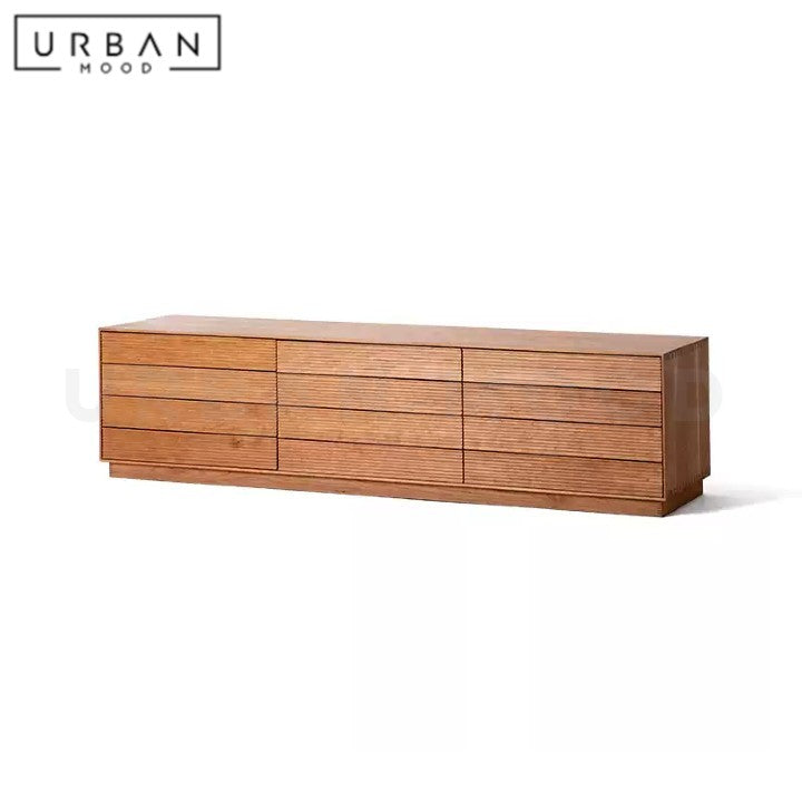 DOPPLER Modern Solid Wood TV Console