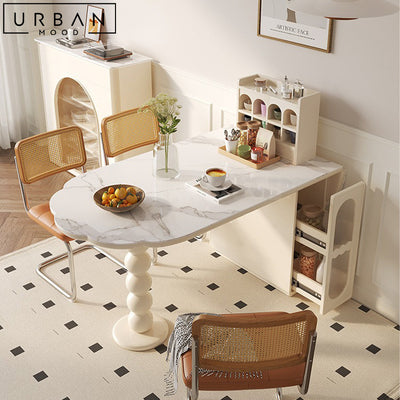 DORFF Modern Extendable Sintered Stone Dining Table