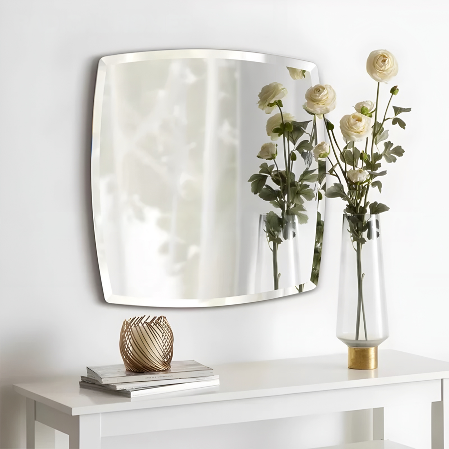 DORVIK Modern Square Wall Mirror - Urban Mood Singapore