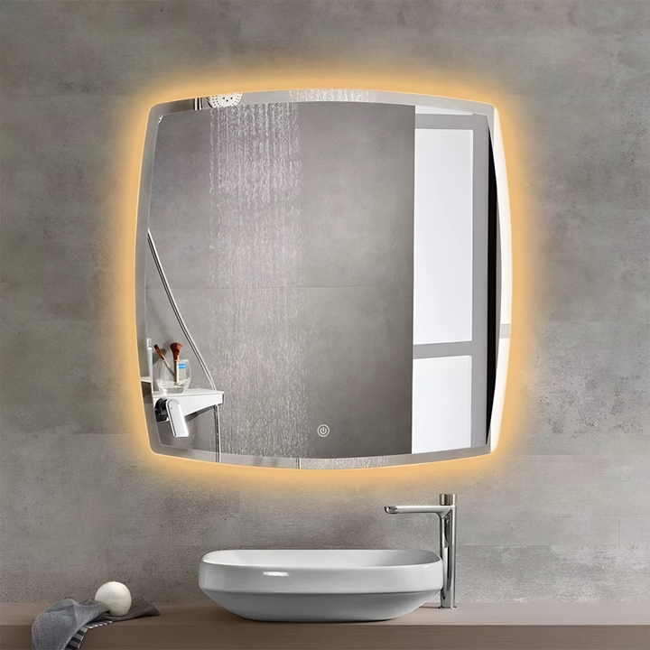 DORVIK Modern Square Wall Mirror - Urban Mood Singapore