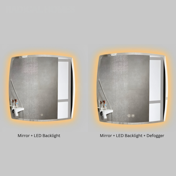 DORVIK Modern Square Wall Mirror - Urban Mood Singapore