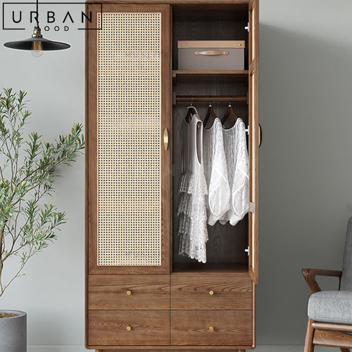 DOTA Modern Rattan Wardrobe