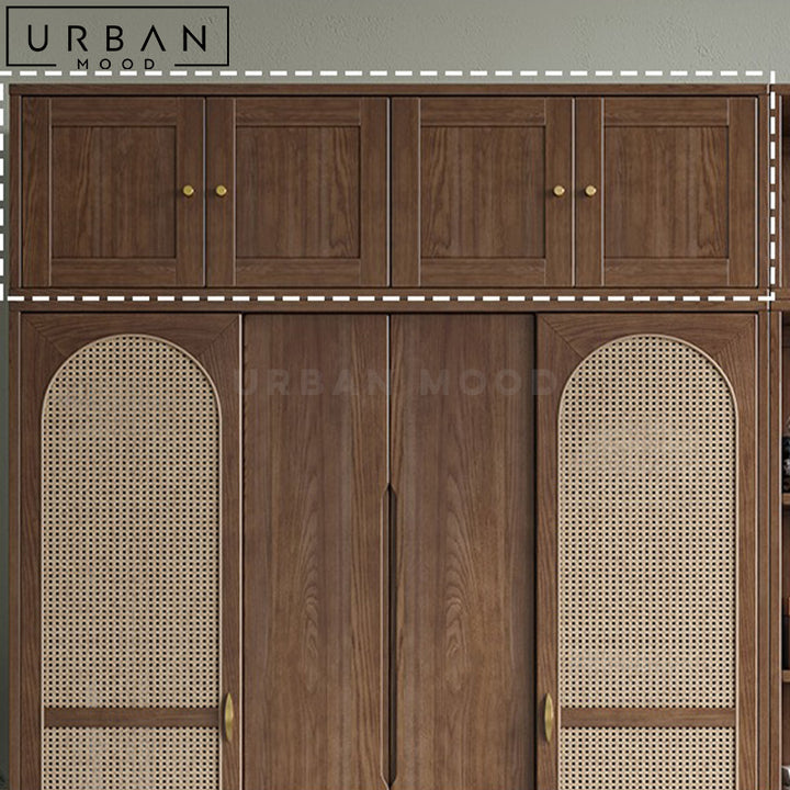 DOTA Modern Rattan Wardrobe