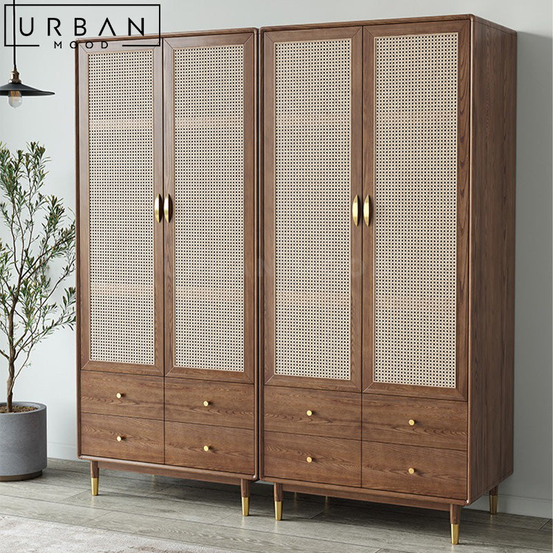 DOTA Modern Rattan Wardrobe