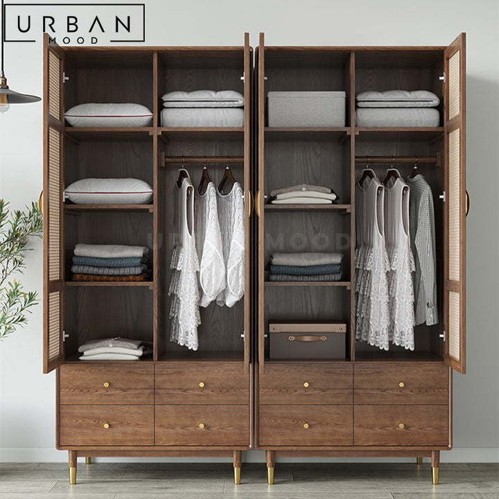 DOTA Modern Rattan Wardrobe