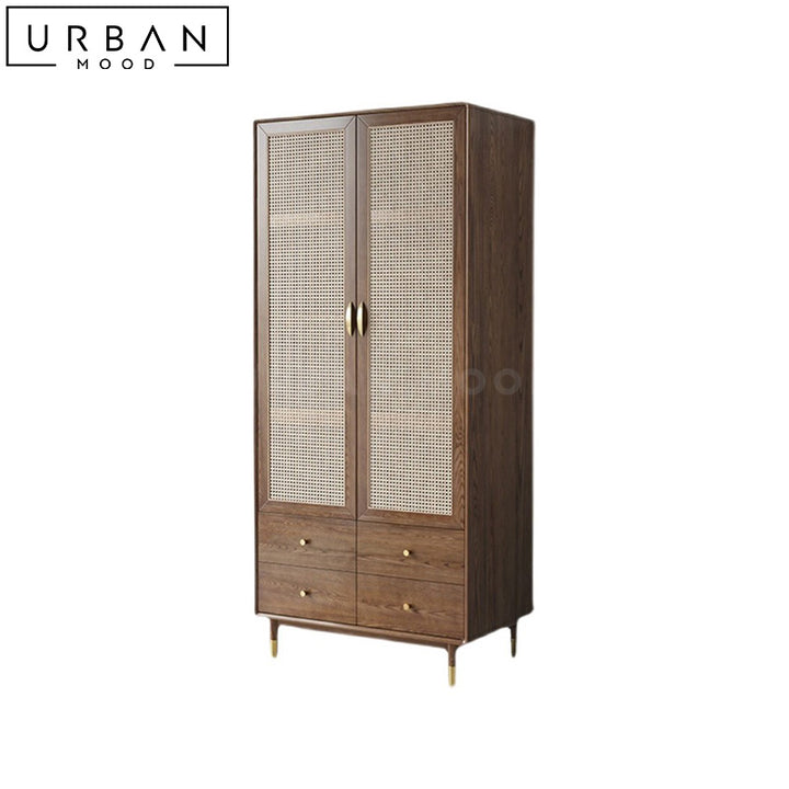 DOTA Modern Rattan Wardrobe