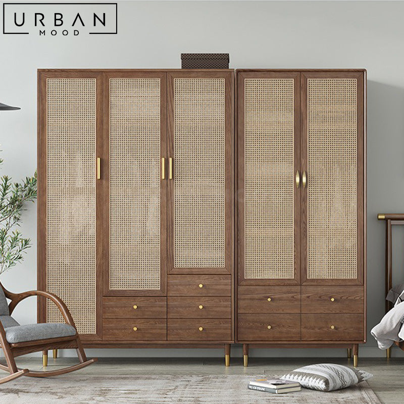 DOTA Modern Rattan Wardrobe