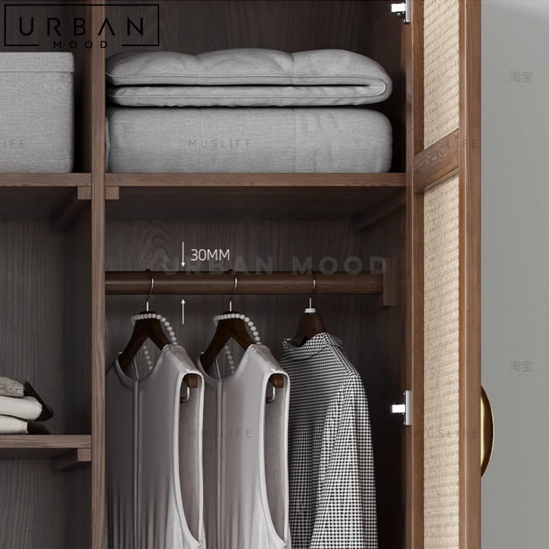 DOTA Modern Rattan Wardrobe