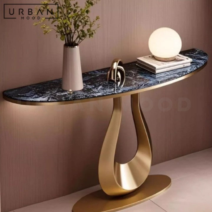 DRIESEN Modern Sintered Stone Console Table