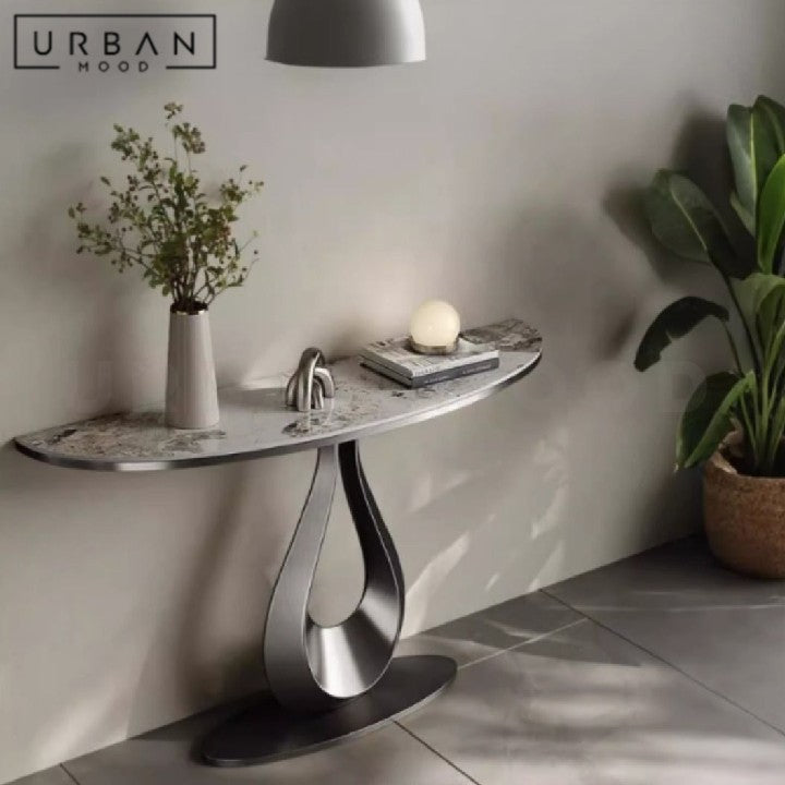 DRIESEN Modern Sintered Stone Console Table