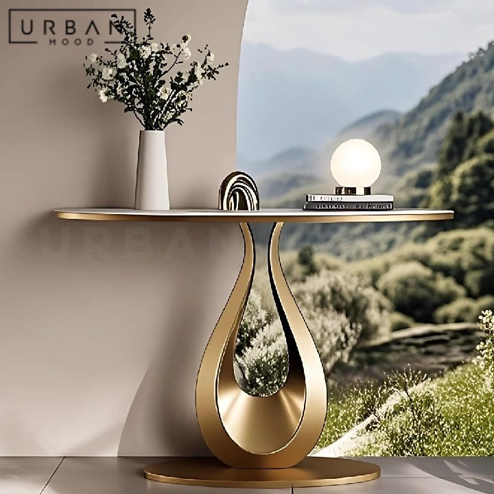 DRIESEN Modern Sintered Stone Console Table