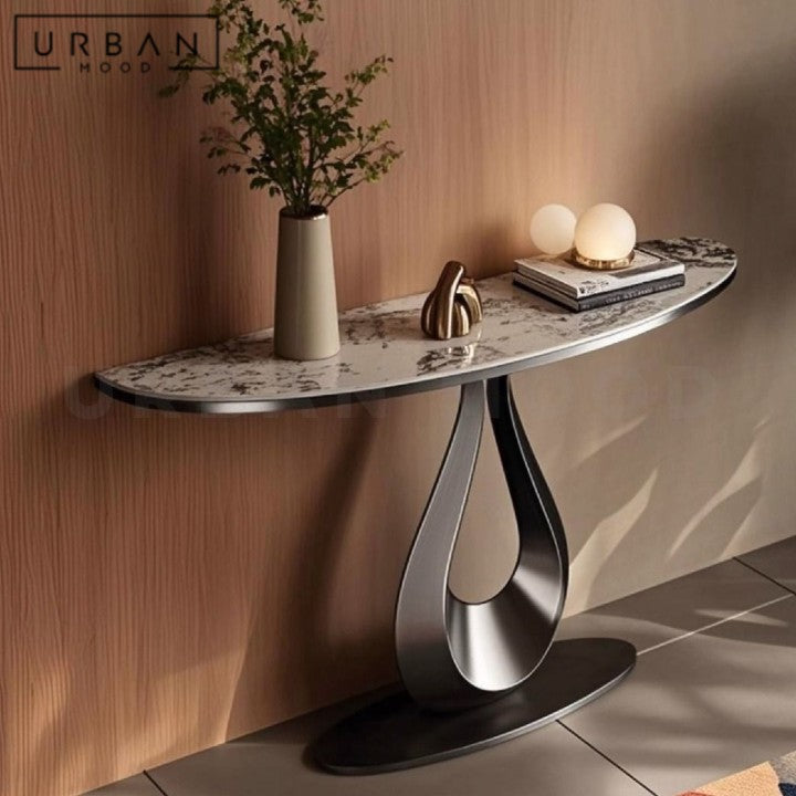 DRIESEN Modern Sintered Stone Console Table