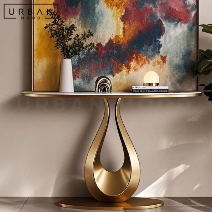 DRIESEN Modern Sintered Stone Console Table