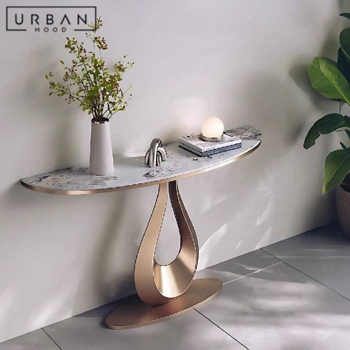 DRIESEN Modern Sintered Stone Console Table