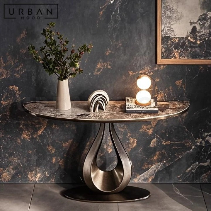 DRIESEN Modern Sintered Stone Console Table