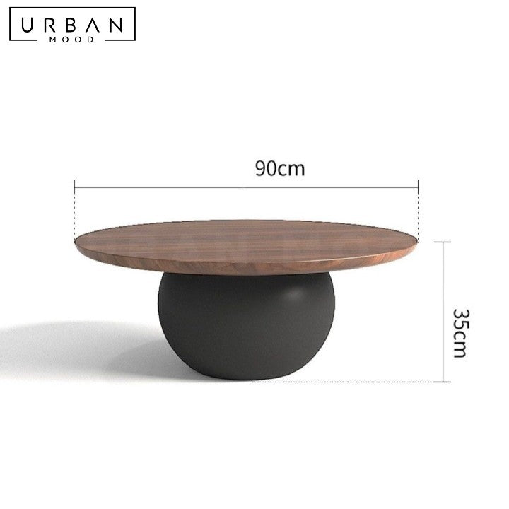 DUARTE Modern Round Coffee Table