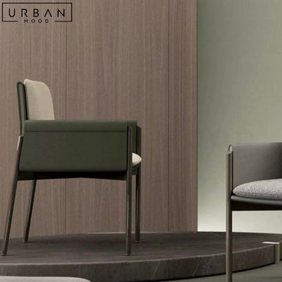 DUBE Modern Leather Dining Chair