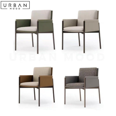 DUBE Modern Leather Dining Chair