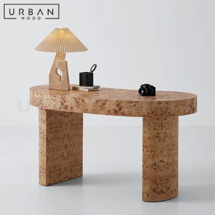 DUBOIS Modern Mappa Burl Study Table