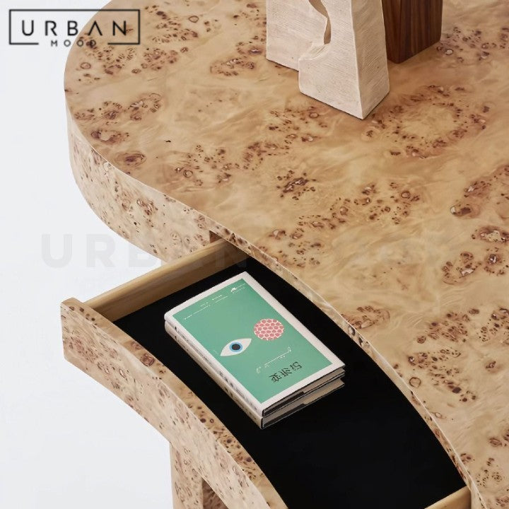 DUBOIS Modern Mappa Burl Study Table