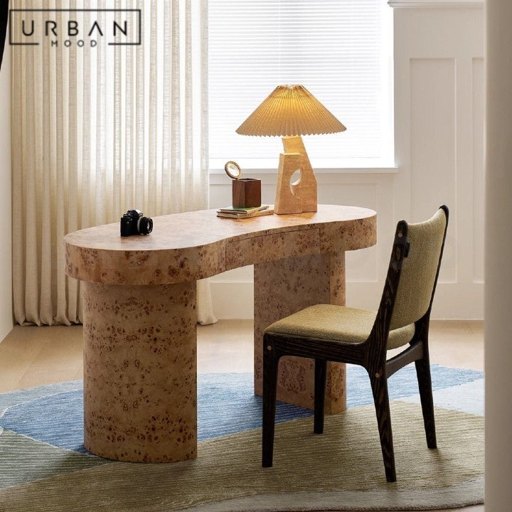 DUBOIS Modern Mappa Burl Study Table