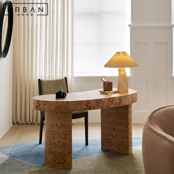 DUBOIS Modern Mappa Burl Study Table