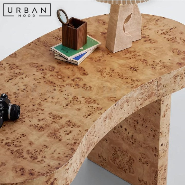 DUBOIS Modern Mappa Burl Study Table