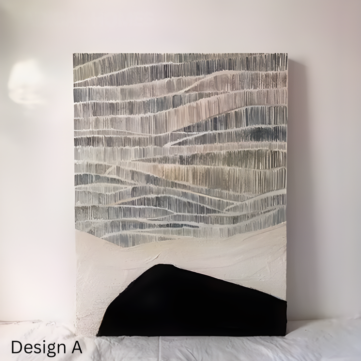 DUNHAM Hand-Painted Abstract Oil Painting - Urban Mood Singapore