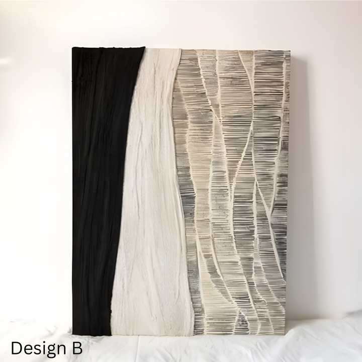 DUNHAM Hand-Painted Abstract Oil Painting - Urban Mood Singapore
