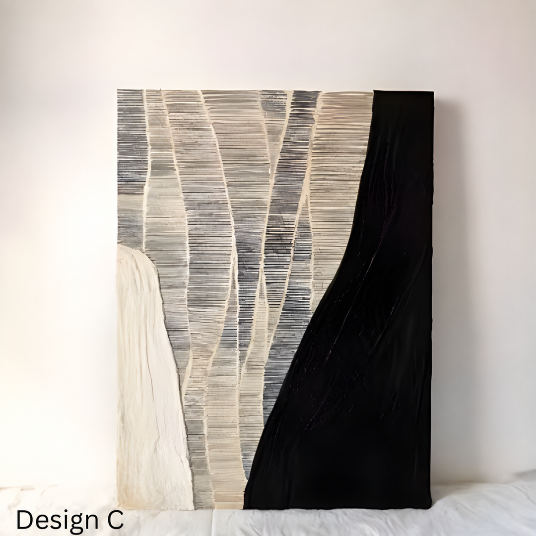 DUNHAM Hand-Painted Abstract Oil Painting - Urban Mood Singapore