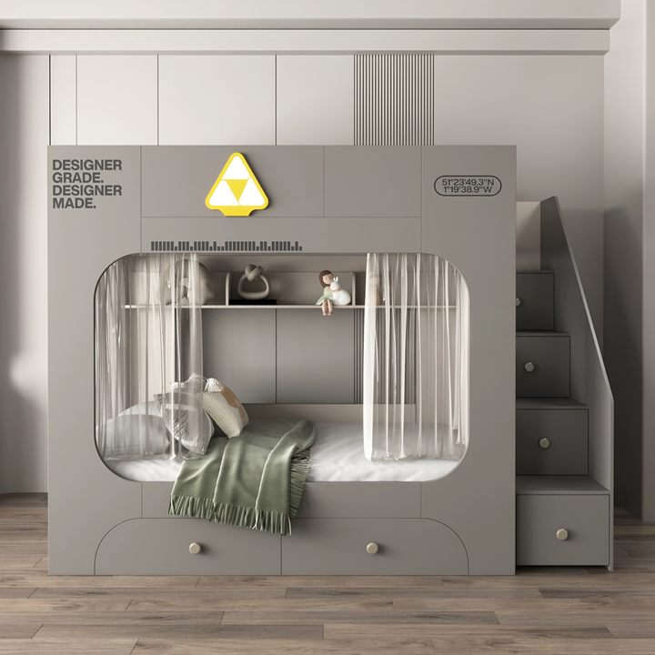DUNSLEY Modern Double Decker Bedframe - Urban Mood Singapore