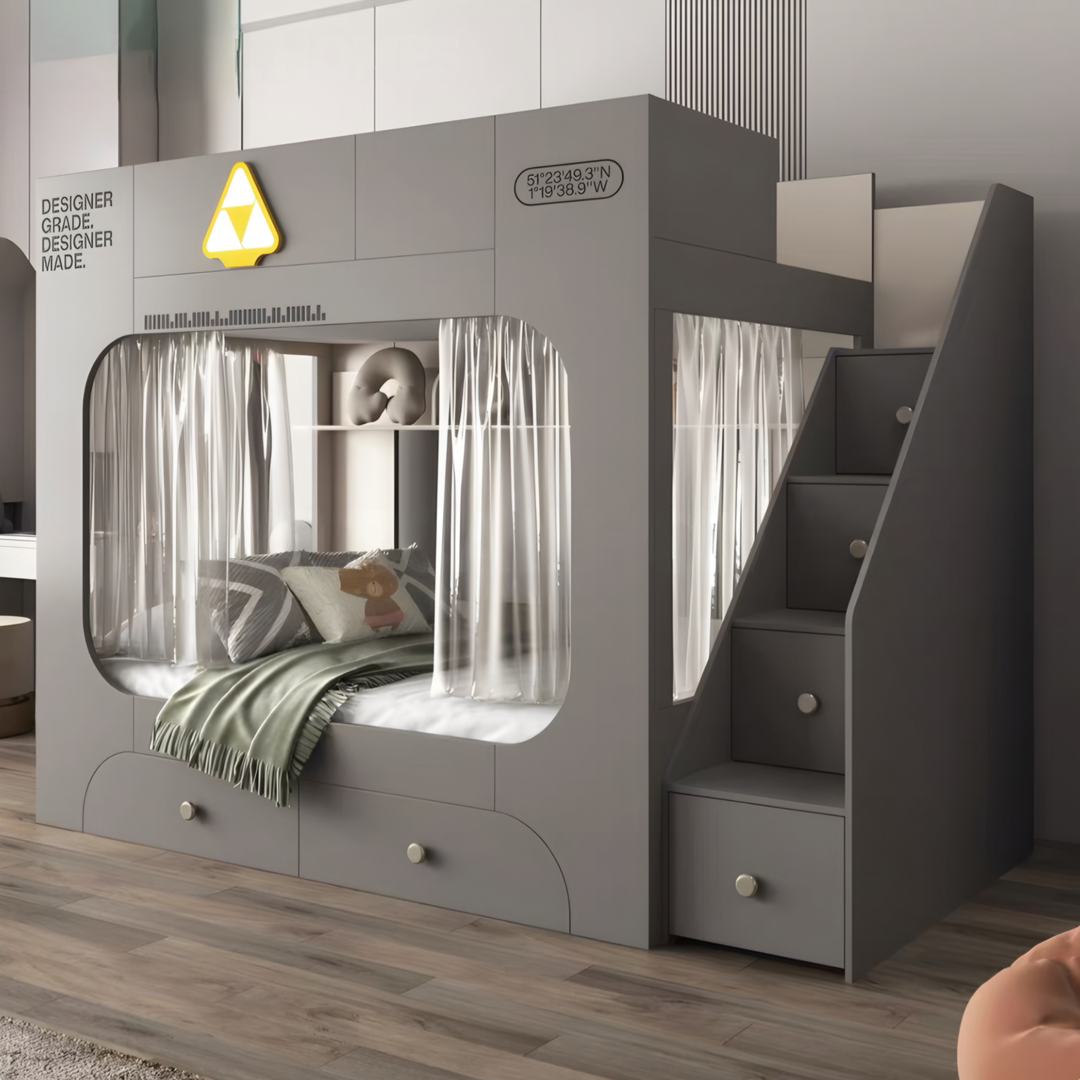 DUNSLEY Modern Double Decker Bedframe - Urban Mood Singapore
