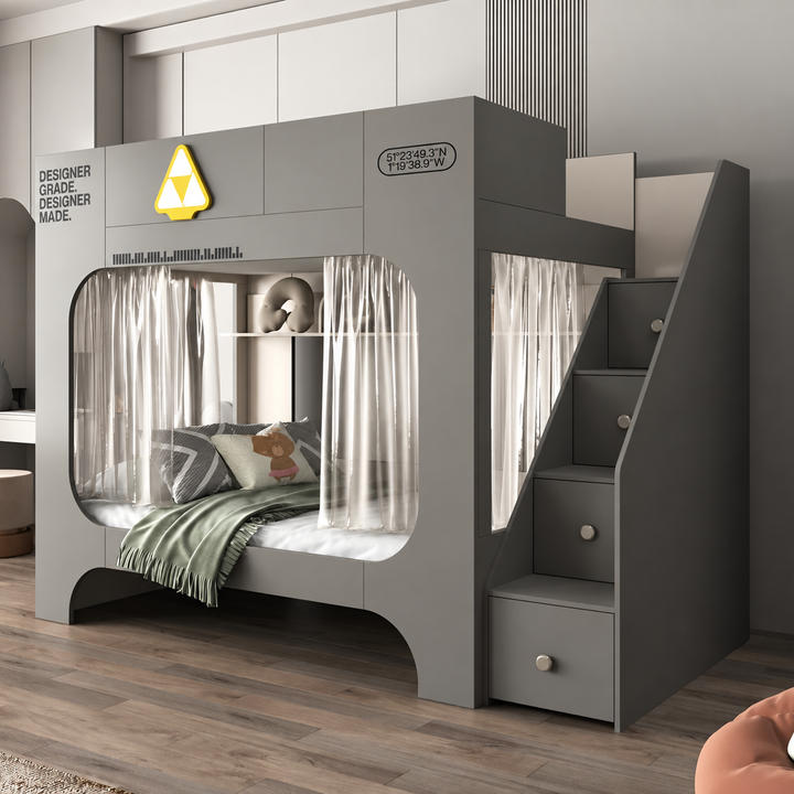 DUNSLEY Modern Double Decker Bedframe - Urban Mood Singapore