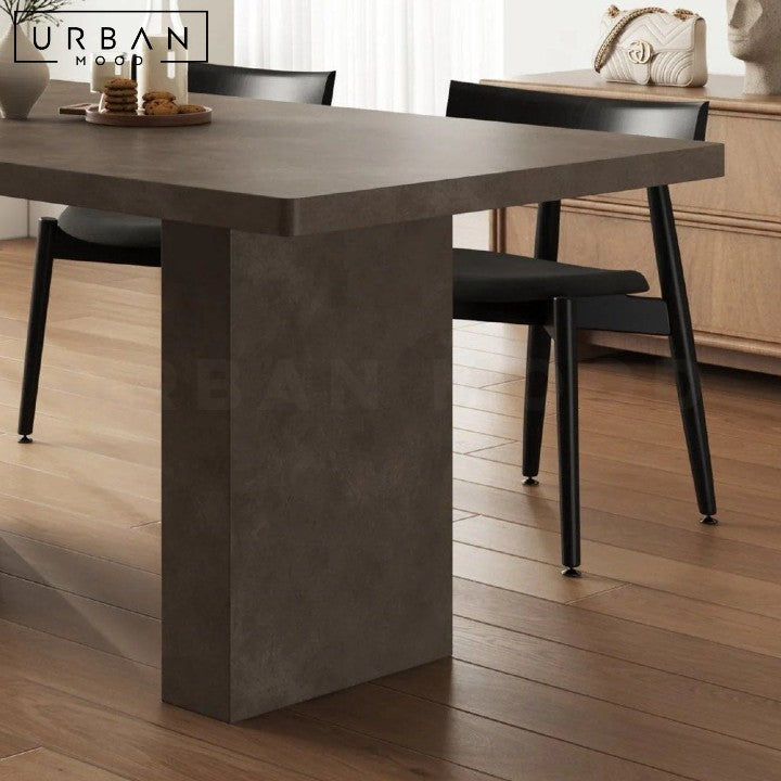 DUPO Industrial Sintered Stone Dining Table