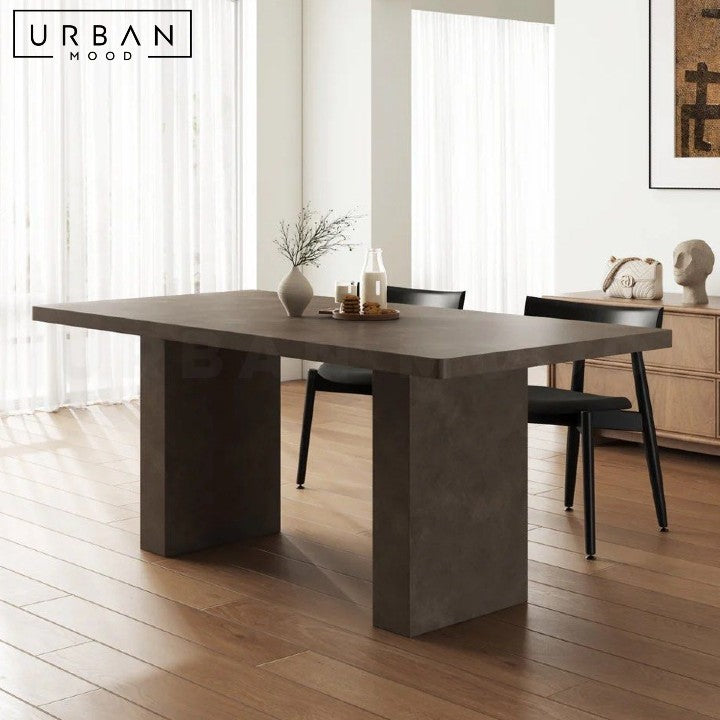 DUPO Industrial Sintered Stone Dining Table