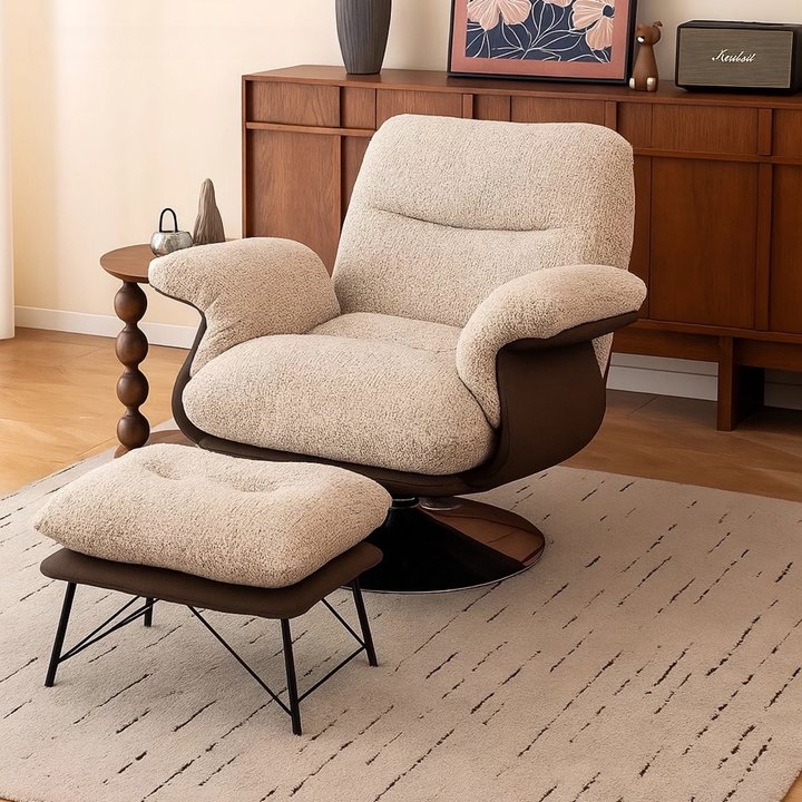 DUSARA Modern Swivel Lounge Chair - Urban Mood Singapore