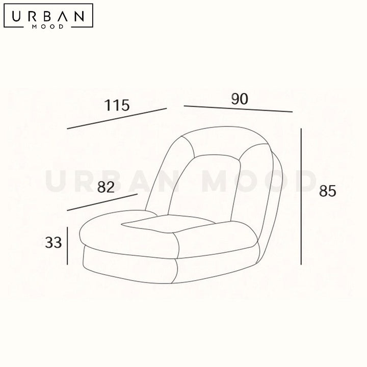 DYNAZ Modern Leisure Chair