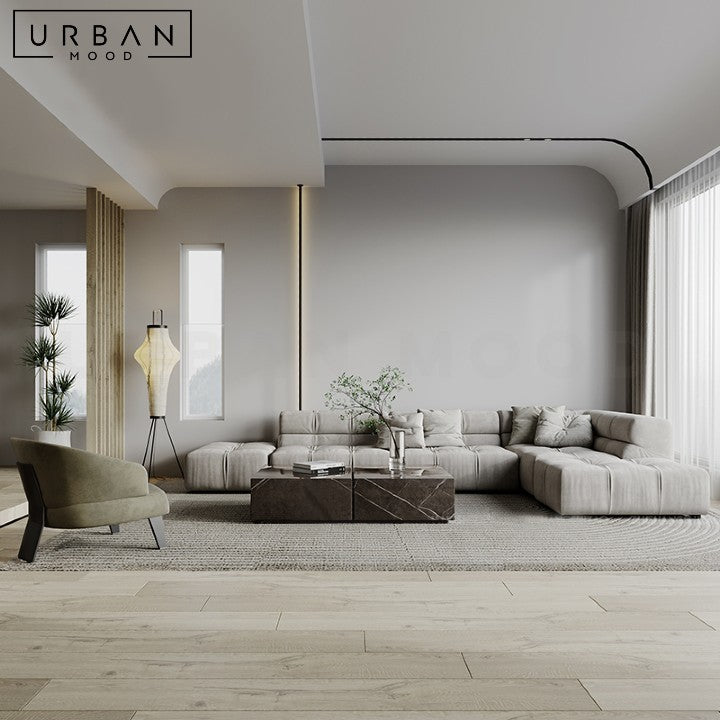 DZIA Modern Marble Coffee Table