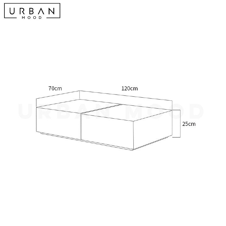 DZIA Modern Marble Coffee Table